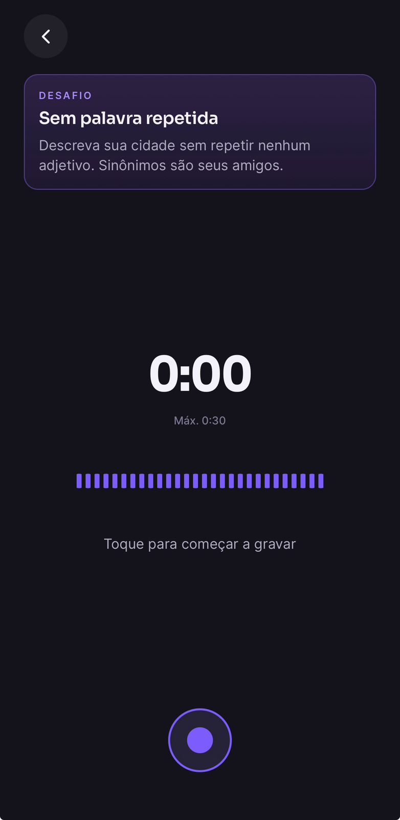 Prática guiada no Orato